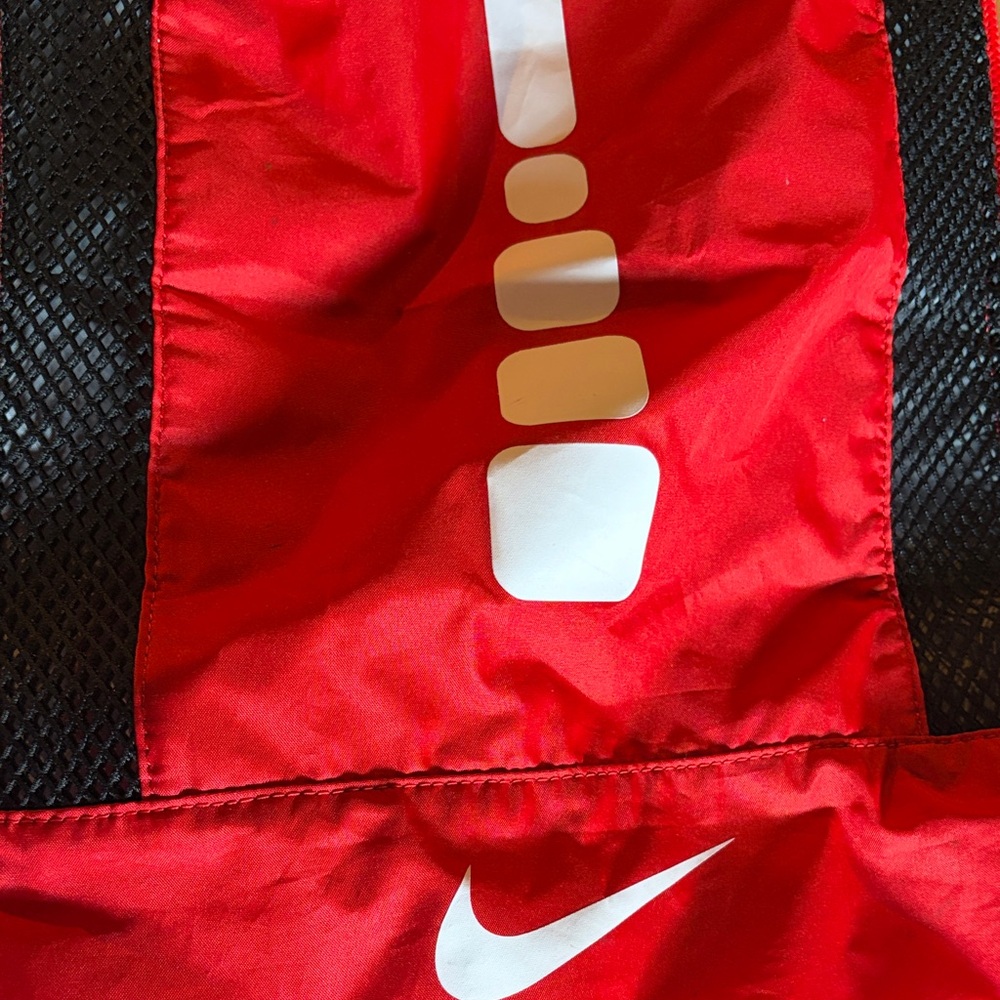 Nike Red and White Reflective Athletic Bookbag